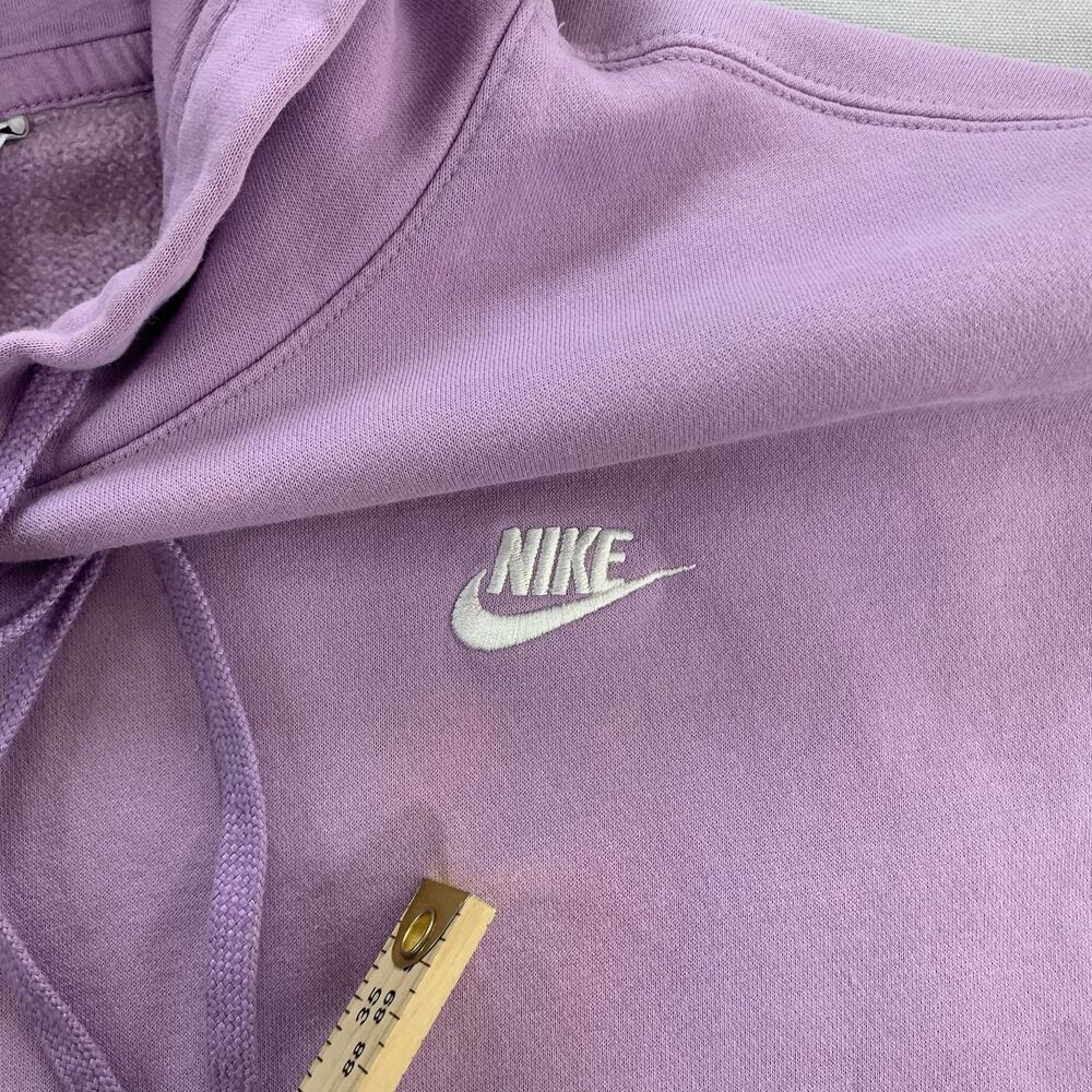 Nike Men's Club Fleece Hoodie Purple Size Large - Picture 4 of 7